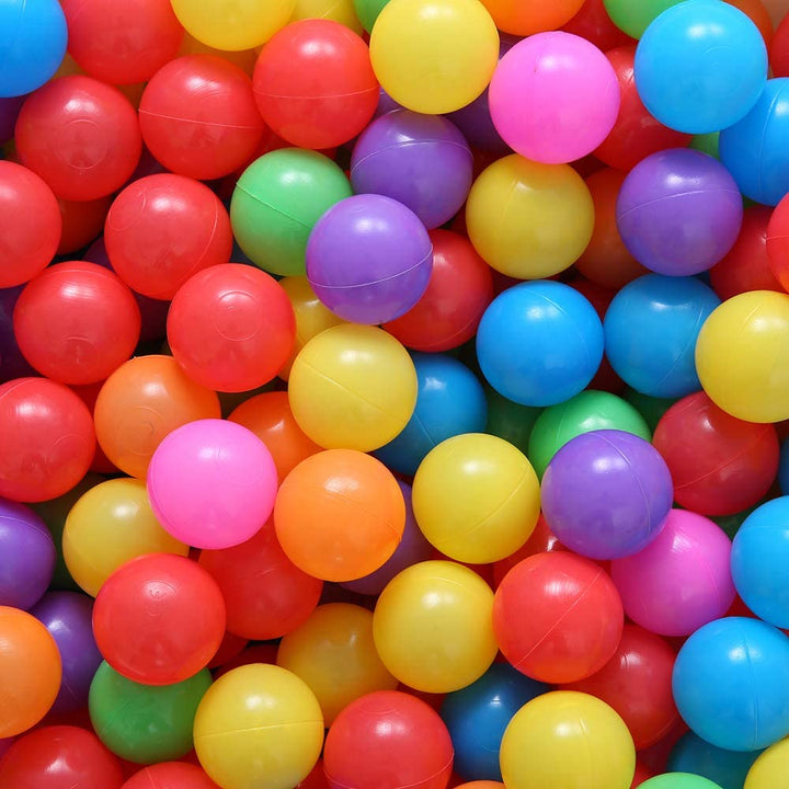 Ball Pit Balls - Colorful Ocean Pool Toys for Kids, Phthalate & BPA Free, 100Pcs for Toddler Playhouse, Tent, or Playpen