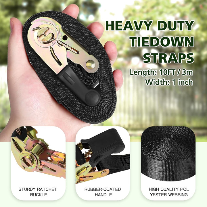20 Ninja Tree Climbing Holds for Kids Climber, Adult Climbing Rocks with 6 Ratchet Straps for Outdoor Ninja Warrior Obstacle Course Training