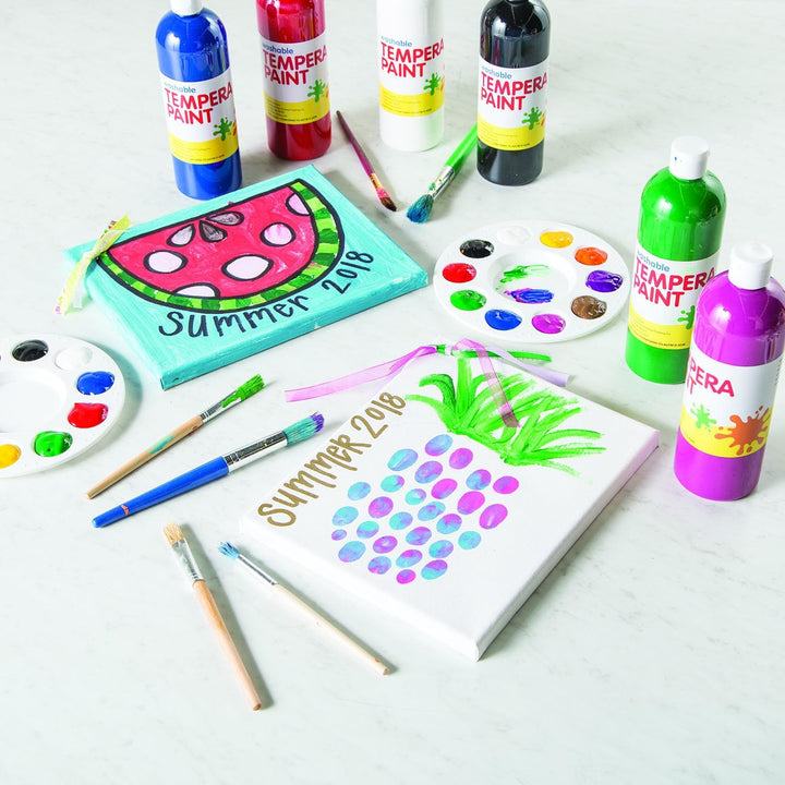 Washable Tempera Paint Set (10 Bright Colors) Craft and Learning Activities for Kids (1)
