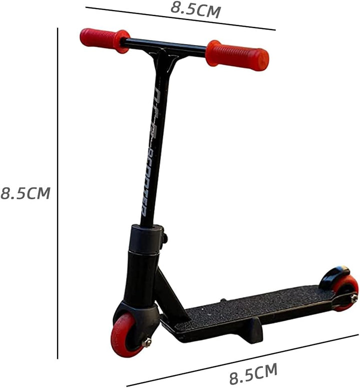 Finger Scooter with Tools and Shoes - Board Accessories Pack 1 Black Toy for Kids (Black Scooter)