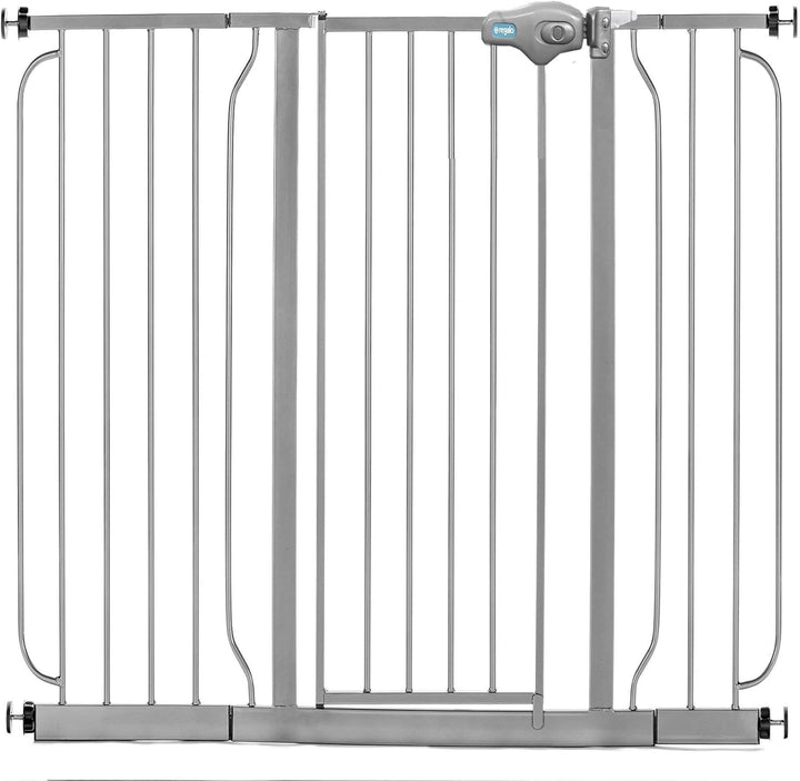 Easy Step 38.5-Inch Extra Wide Walk Thru Baby Gate, White Original Version