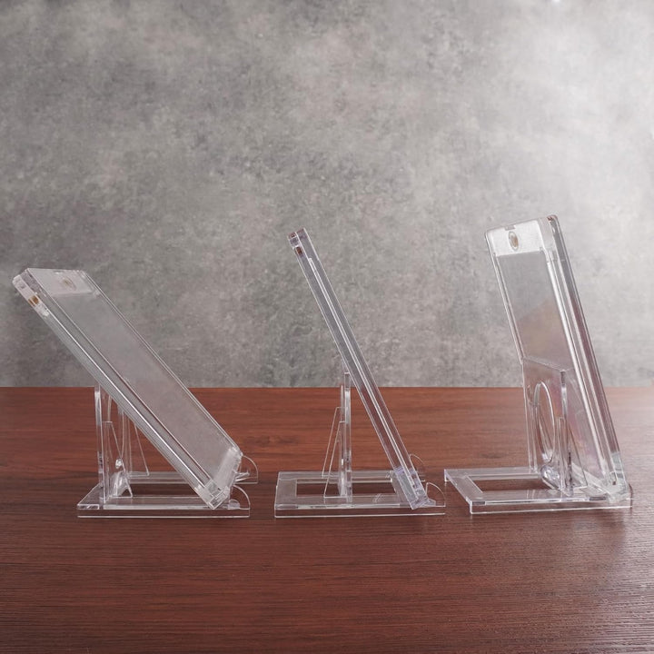 Magnetic Trading Card Holders with Adjustable Display Stand