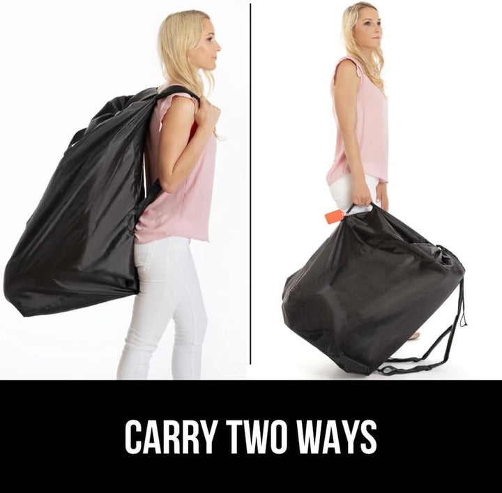 Car Seat Travel Bag for Airplane Gate Check, Easy Carry Padded Backpack Bags Cover Carseats, Infant Baby Carriers and Toddler Booster Seats for Airport, Child Air Travels Essential, Black