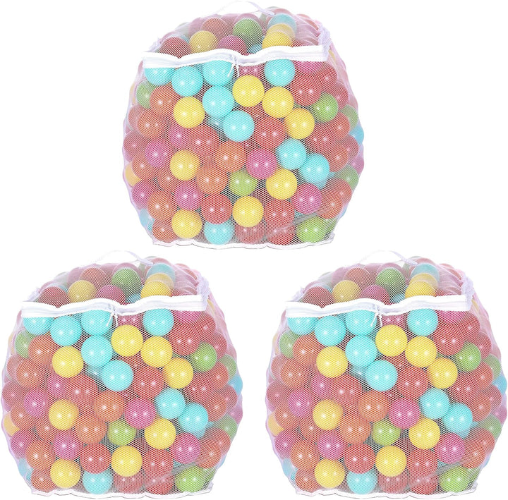 Play Pit Balls, Kids Plastic Toy Balls for Playpen, Bounce House, or Pool
