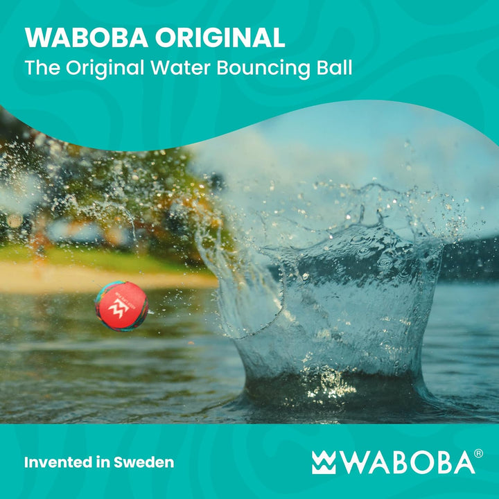 Original Water Bouncing Ball - Water-Proof Beach Toys, Pool Games for Kids