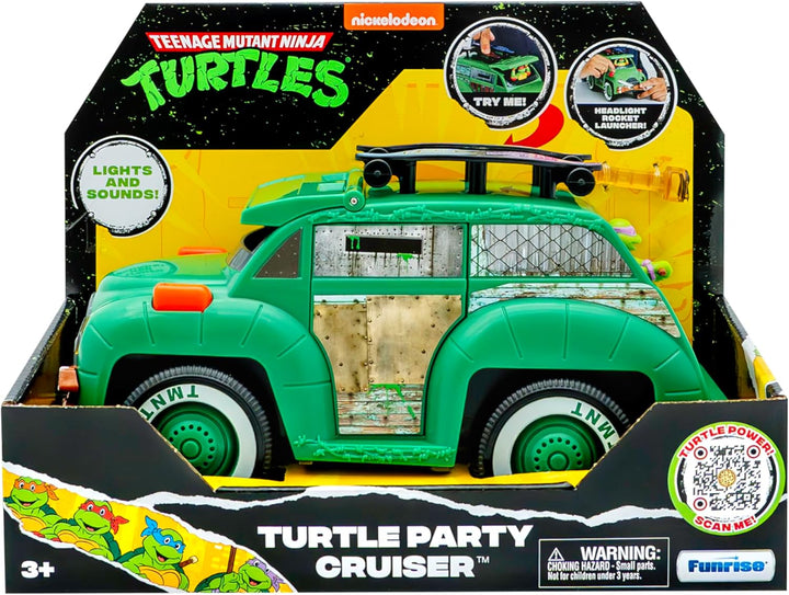 , Turtle Party Cruiser W/Lights and Sounds, Vintage Styling, Interactive Play, Ages 3+
