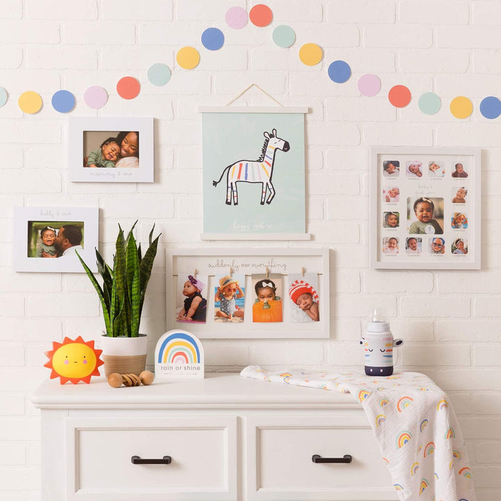 ''Mommy and Me'' and ''Daddy and Me'' Baby Photo Frame Set 2 Piece, 9'' X 7''