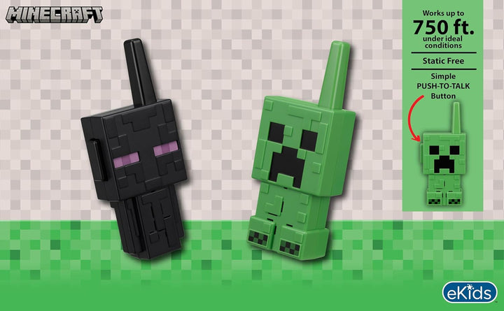Minecraft Walkie Talkies for Kids, Indoor and Outdoor Toys Designed for Fans of Minecraft Toys