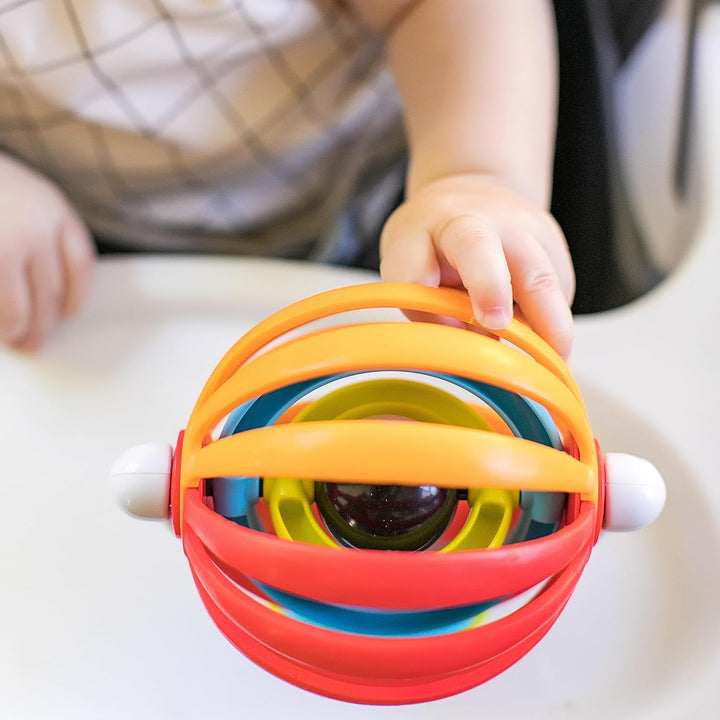 Sticky Spinner Bpa-Free Suction Cup High Chair Activity Toy and Tray Toy for Early Development, 3Mo+