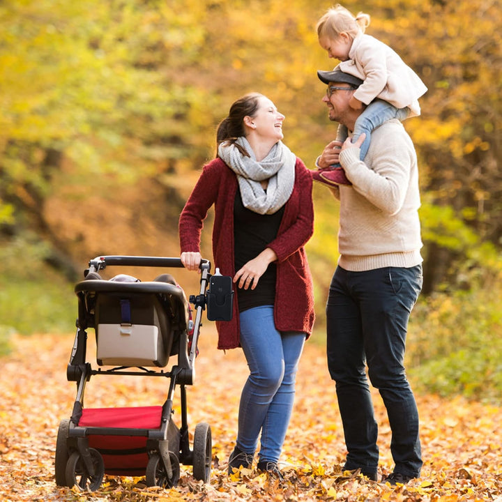 Universal Stroller Cup Holder, Adjustable Drink Holder with Phone Holder for Baby Stroller, Wheelchair, Walker, Bike, Scooter, Gifts for Family Member.