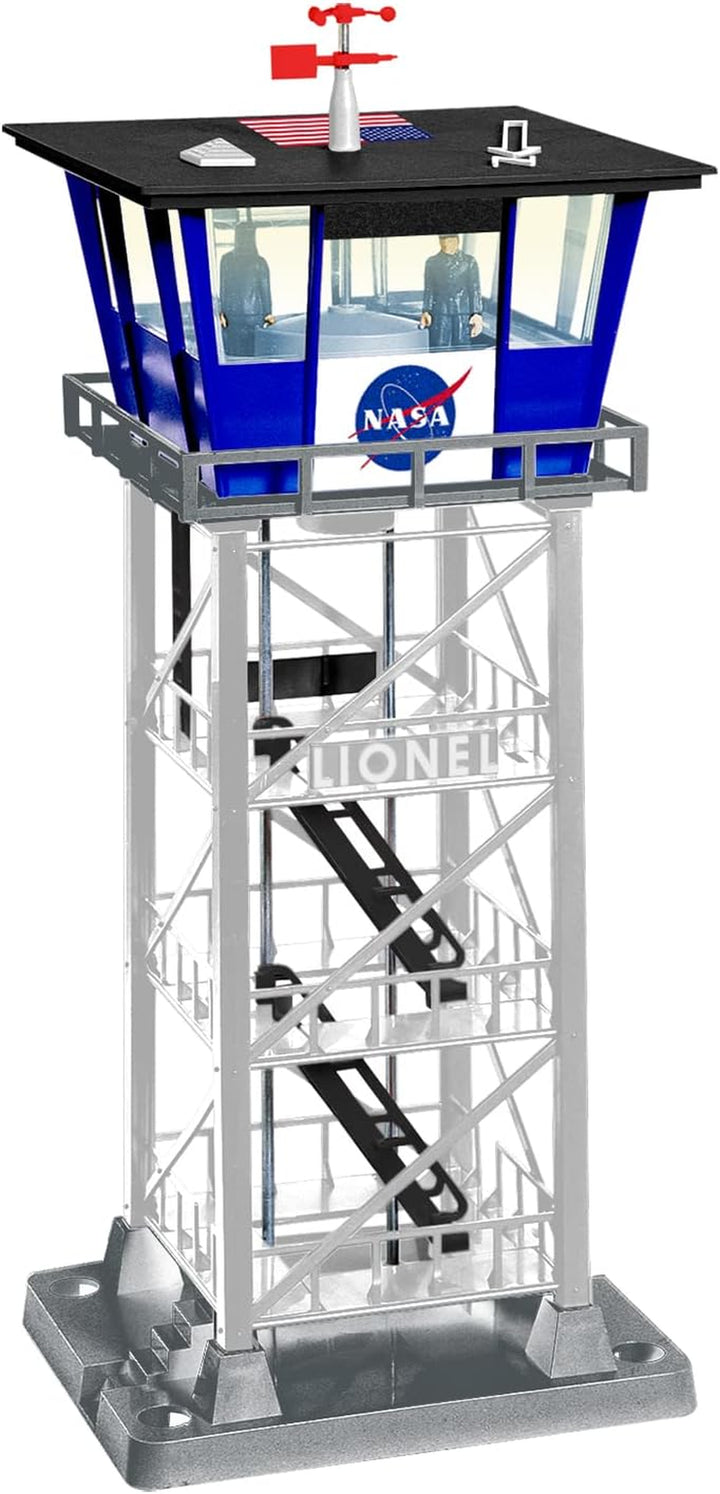 Mission Control Plug-Expand-Play Tower O Gauge Model Train Accessory
