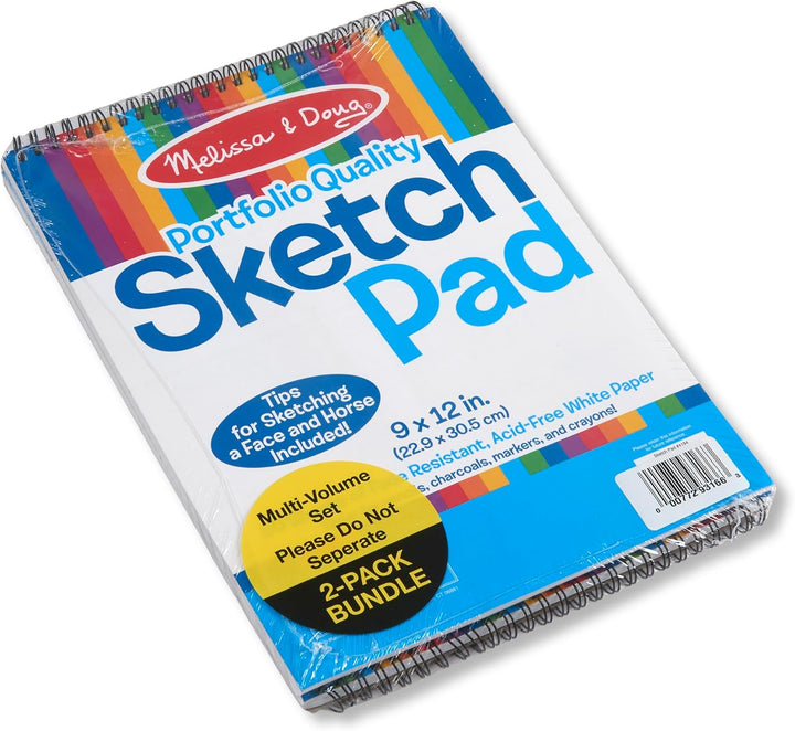 Sketch Pad (9 X 12 Inches) - 50 Sheets, 2-Pack - FSC Certified