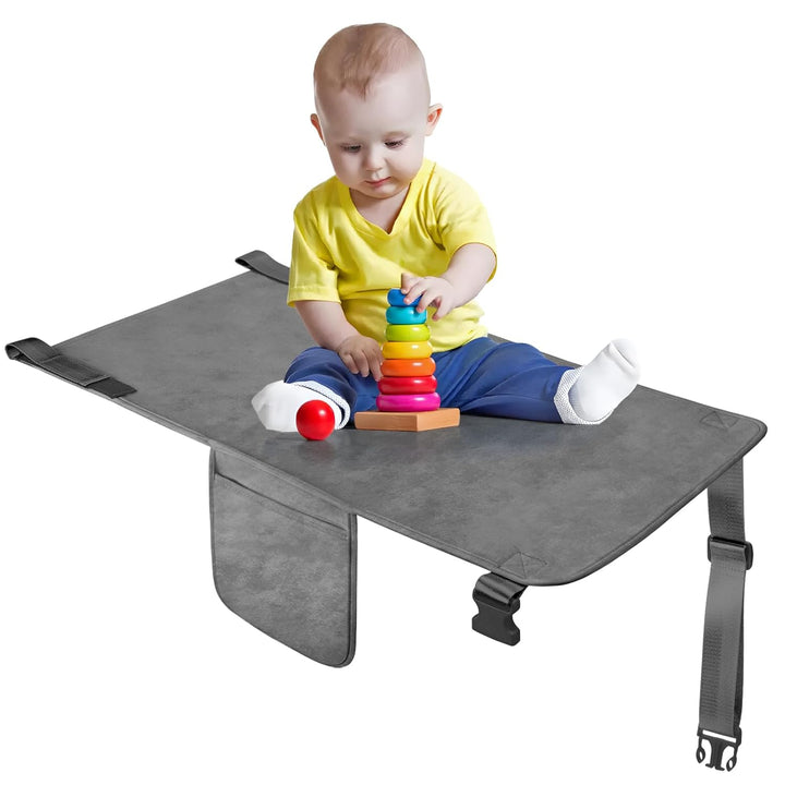 Toddler Airplane Bed, Kids Airplane Seat Extender Travel Bed, Kids Airplane Travel Essentials, Airplane Must Have for Toddlers, Portable Plane Bed Foot Rest for Flights
