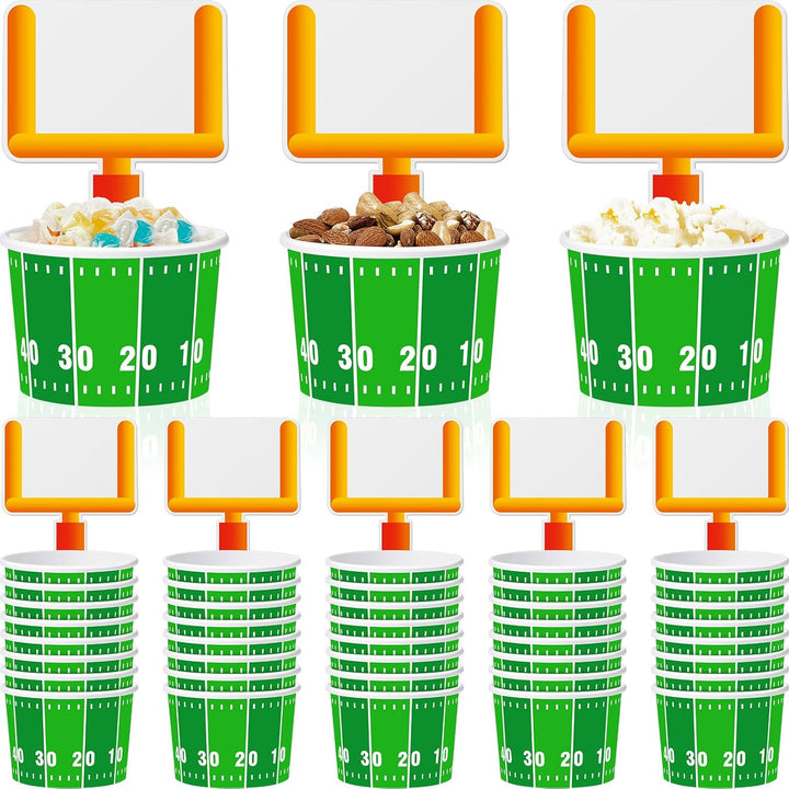 Basketball Hoop Snack Cups Basketball Party Decorations Paper Party Supplies Kids Paper Snack Cups Disposable Treat Food Bowls for Ball Themed Birthday Favors(24 Pieces)
