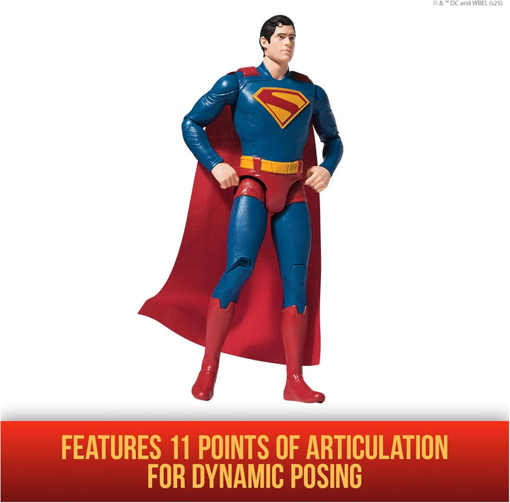 , Superman 12-Inch Superhero Action Figure, Kids Toys for Boys and Girls Pretend Play, for Ages 4 and Up