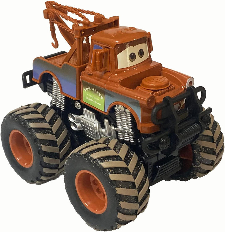12 Styles Movie Cars 3 Black Storm Jackson Lightning Mcqueen Curz Mater Giant Wheels Cars 1：55 Diecast Vehicles Toys Set Children Car Toy (Big Foot Ambulance)