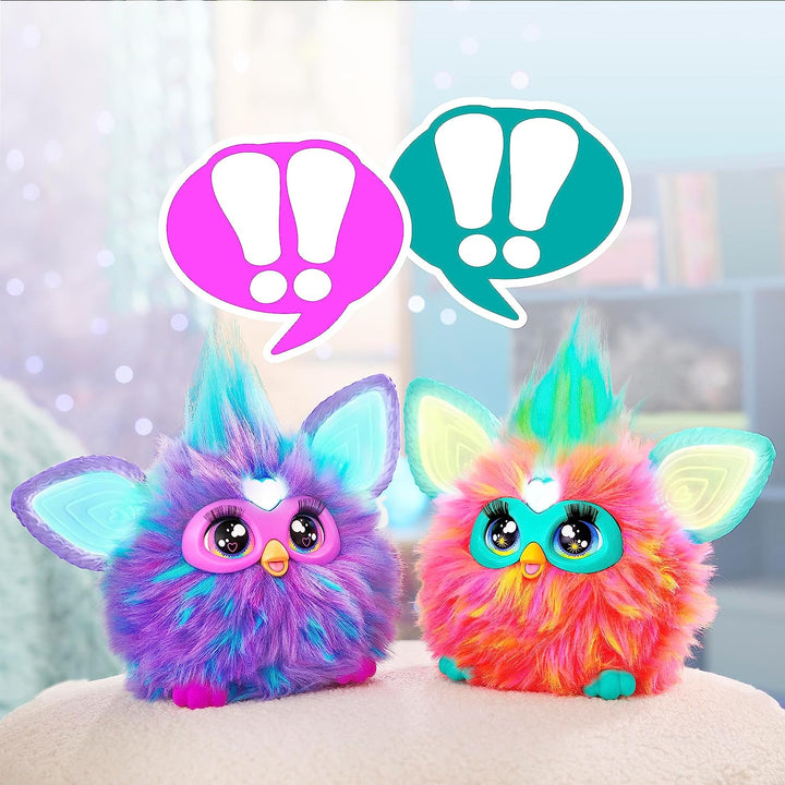 Purple, 15 Fashion Accessories, Interactive Plush Toys for 6 Year Old Girls & Boys & Up, Voice Activated Animatronic