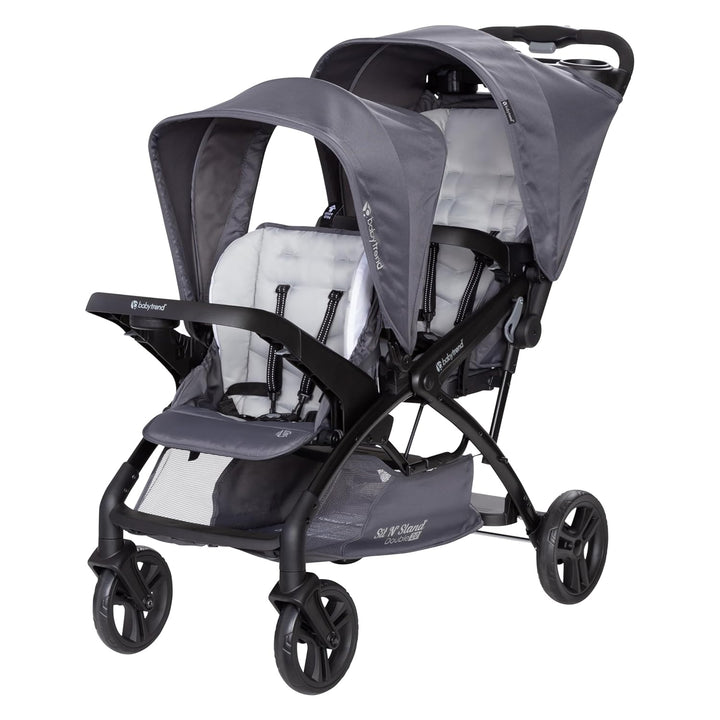 Sit N' Stand® Double 2.0 Stroller, Madrid Black