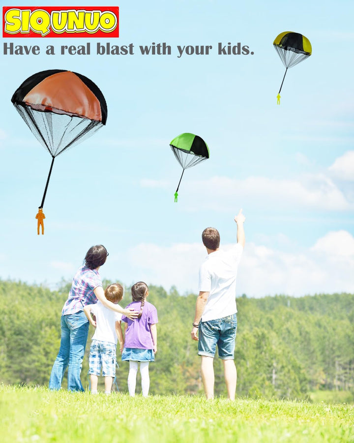 Parachute Toys for Kids, 6 Pack Tangle Free Outdoor Toys, Parachute Men for Kid, Small Toys for Kids Easterday, Halloween, Christmas, Birthday Gift, Unique Holiday Toy List 2025 Top Picks