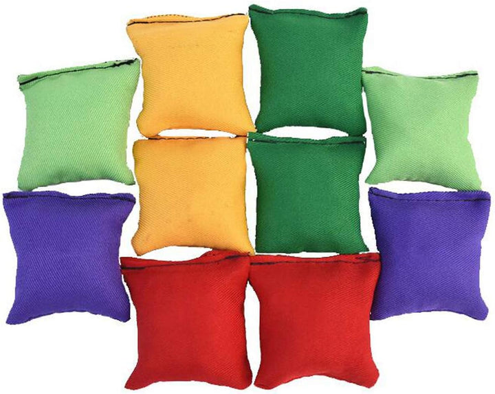 12 Pack 2Inch/5Cm Nylon Bean Bags Children Family Adults Outdoor Yard Games Bean Bag Toss Carnival Toy Bean Bag Toss Game
