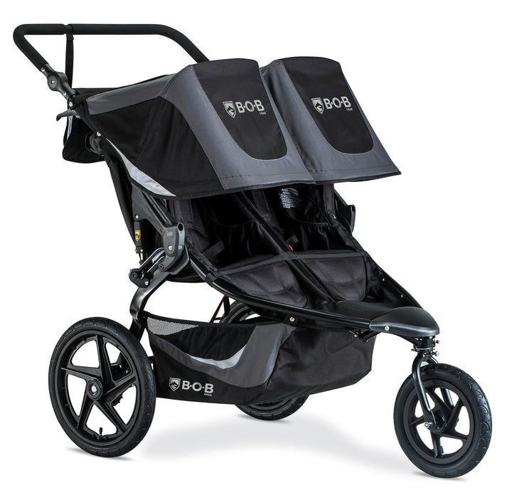Revolution Flex 3.0 Duallie Double Jogging Stroller, Graphite Black