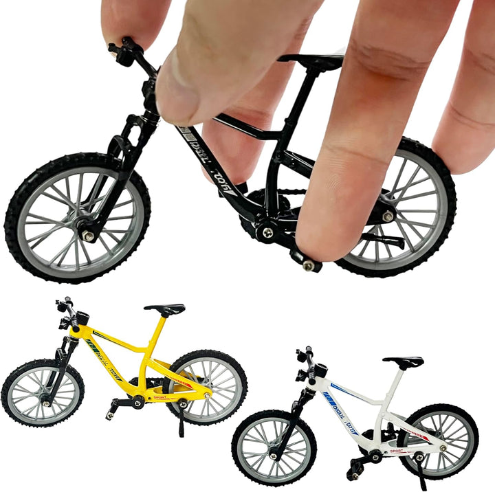 BMX Finger Bikes 3-Pack Metal Mini BMX Bicycle Toys for Collectors, Kids Toys for Creative Game Favors Gifts