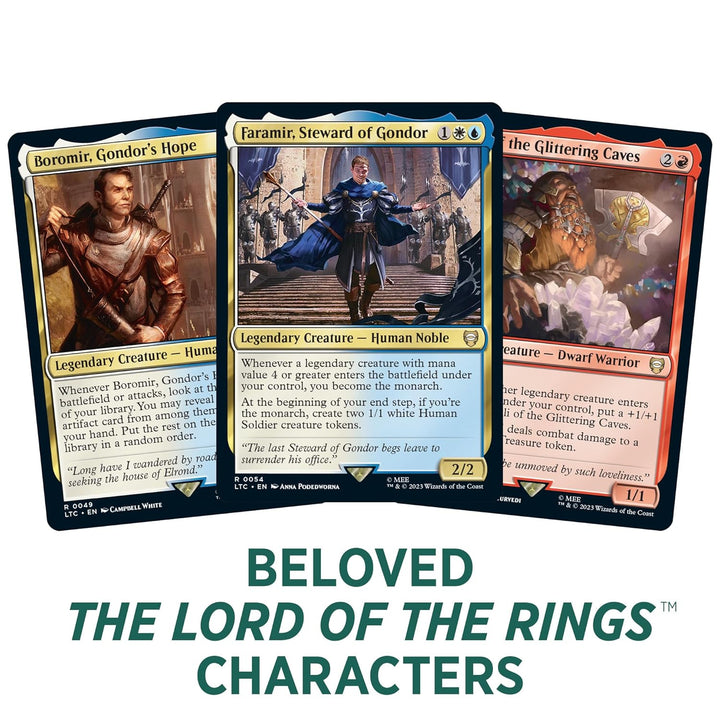 Magic the Gathering the Lord of the Rings: Tales of Middle-Earth Commander Deck 1 + Collector Booster Sample Pack