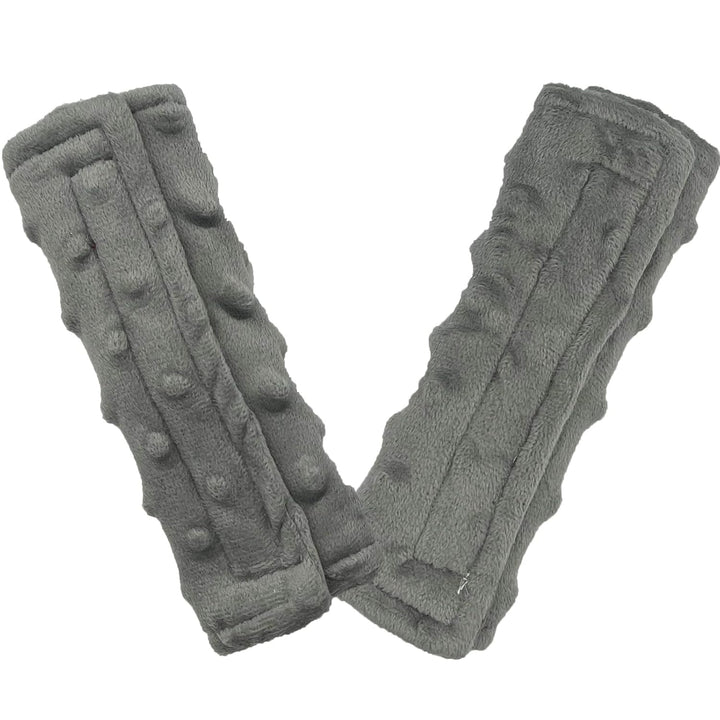 Baby Car Seat Neck Cover, Car Seat Strap Cover, Seat Belt Cushions Pads, Shoulder Strap Protectors, Reversible Pram Harness Covers in Minky Dinosaur, Baby Neck Pad Protector