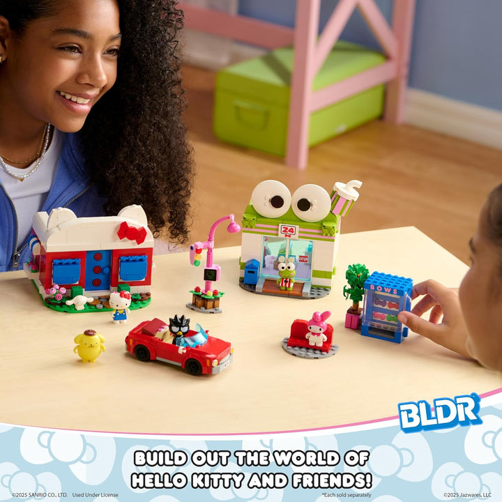 Hello Kitty and Friends Bow Vending Machine Building Set 0112 with Hello Kitty and My Melody Minifigures - Gift for Kids and Sanrio Fans Ages 8+