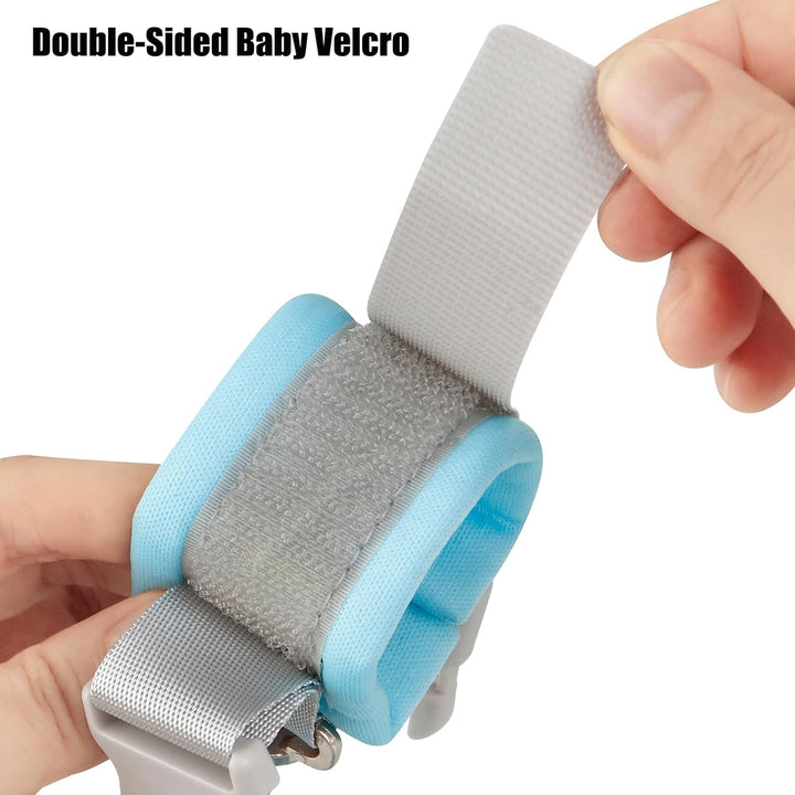 anti Lost Wrist Link, Toddler Harness Walking Leash Safety Child Wristband Leashes for Babies Kids (Blue)