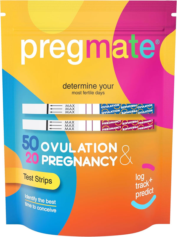 50 Ovulation and 20 Pregnancy Test Strips Predictor Kit