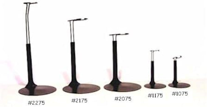 Doll Stand 2175 - Black Doll Stand for 8" to 12" Dolls and Action Figures