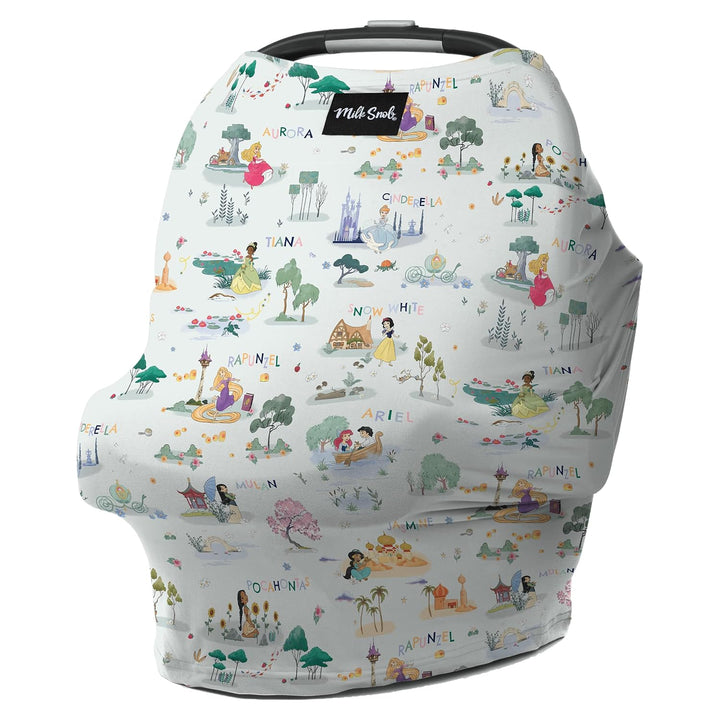 Original Disney 5-In-1 Cover, Winnie the Pooh, Added Privacy for Breastfeeding, Baby Car Seat, Carrier, Stroller, High Chair, Shopping Cart, Lounger Canopy - Newborn Essentials, Nursing Top
