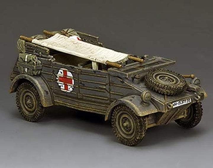 WW2 German Army WH088 Feldgrau Kubelwagen Ambulance 1:30 Scale Mixed Media