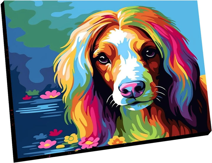 Paint by Numbers DIY Acrylic Painting Kit for Kids & Adults Beginner – 16" Wx20 L Colorful Horse Head Pattern