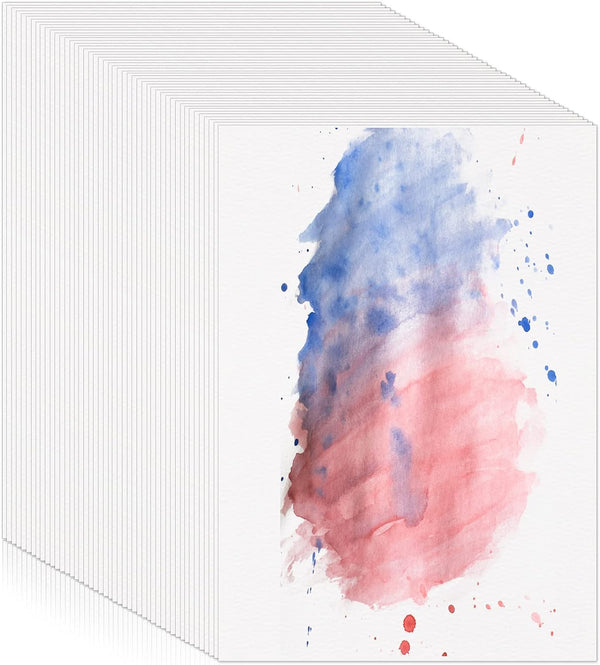 120 Sheets Watercolor Paper Bulk, 140 Lb/300 GSM Cotton Cold Press White Paper, 5 X 7 Inch, Perfect for Kids, Students, Artists