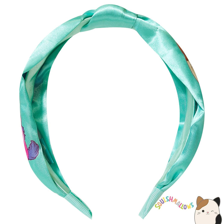 Squishmallows Licensed Knotted Headband - Thick Headbands for Girls - One Size Fit All - Hair Accessories for Her Ages 8+