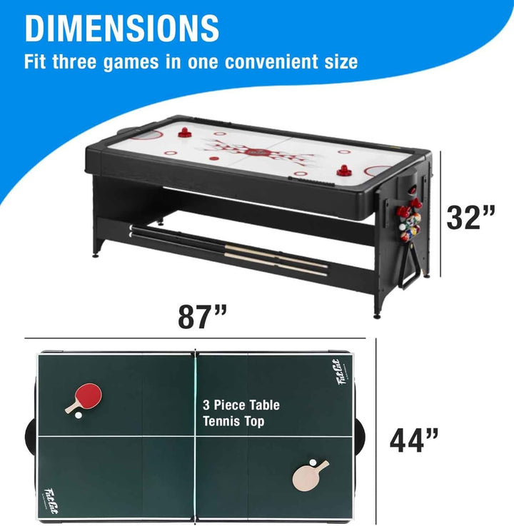 Original 3-In-1, 7-Foot Pockey Game Table
