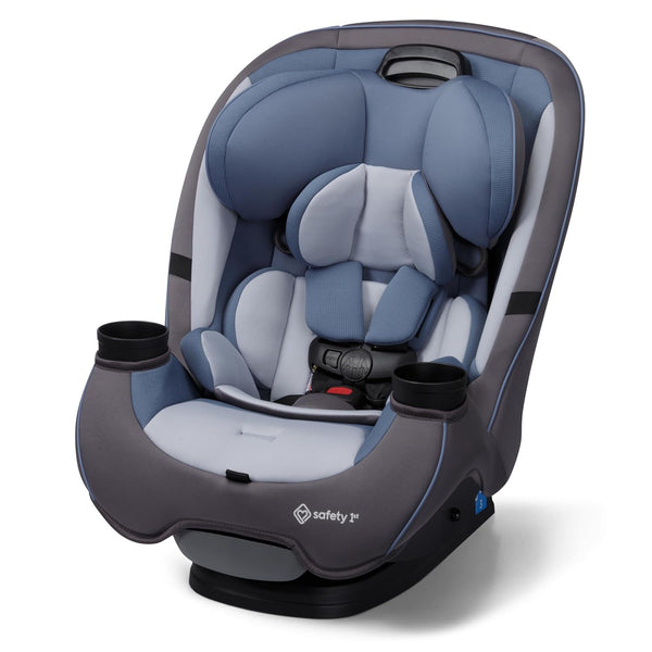 Grow and Go All-In-One Slim Convertible Car Seat, Rear Facing, 5-40 Lbs, Forward Facing (30–65 Lbs), High Back Booster Seat 40-100 Pounds, Alaskan Blue