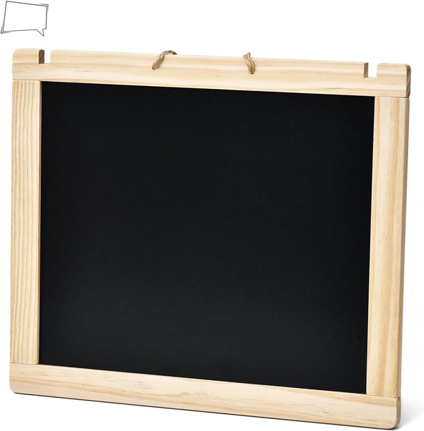 Small Chalkboard for Kids 17×20 Inch – Toy Blackboard for Drawing, Writing, Note Taking – Reusable Wall Mount Learning Board for Playroom & Homeschool