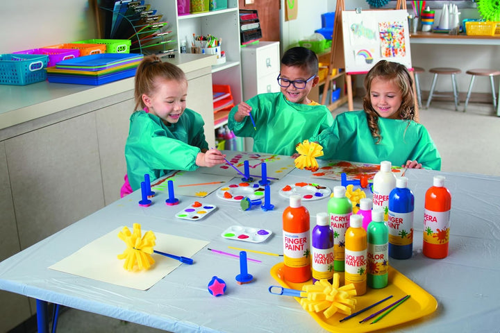 Washable Tempera Paint Set (10 Bright Colors) Craft and Learning Activities for Kids (1)