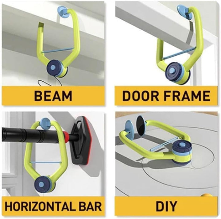Door Game over the Door,2025 New Doorway Doorway Game Trainer Door Jam Starter Kit for Door Frame Hanging Table Tennis Trainer with Racket & Balls