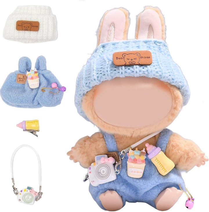 Clothes for LABUBU Doll (NO Doll),Outfit for Labubu,Clothes Set for LABUBU Dress Up,Accessories for LABUBU