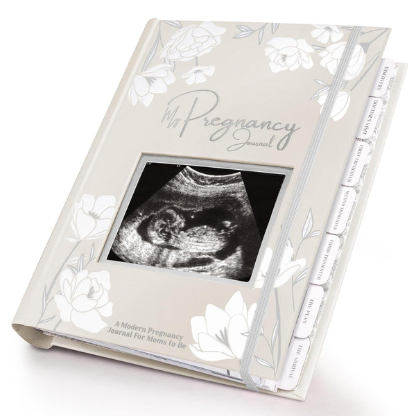 Pregnancy Journal, Pregnancy Announcements - 80 Pages Hard Cover Baby Books for Mom to Be Gift, Baby Memory Book Keepsake, Gender Reveal Gifts for New Moms, Shower & Registry (Clay)