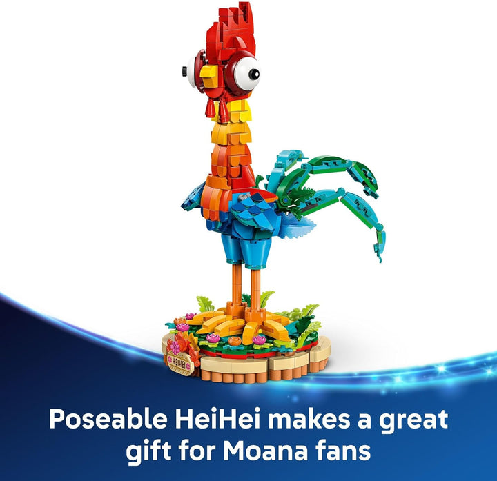 Disney Moana 2 Heihei - Building Toy for Kids, Girls & Boys, Ages 9+ - Gift for Birthdays - Moana & Disney Toy for Fans - 43272