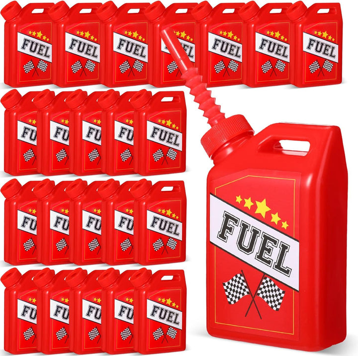 12 Pack Race Car Fuel Can Cups Set 11 Oz Car Fuel Can Drinking Cups with Straw Racing Car Theme Birthday Party Favor for Kids Racing Car Theme Birthday Party Baby Shower Supplies
