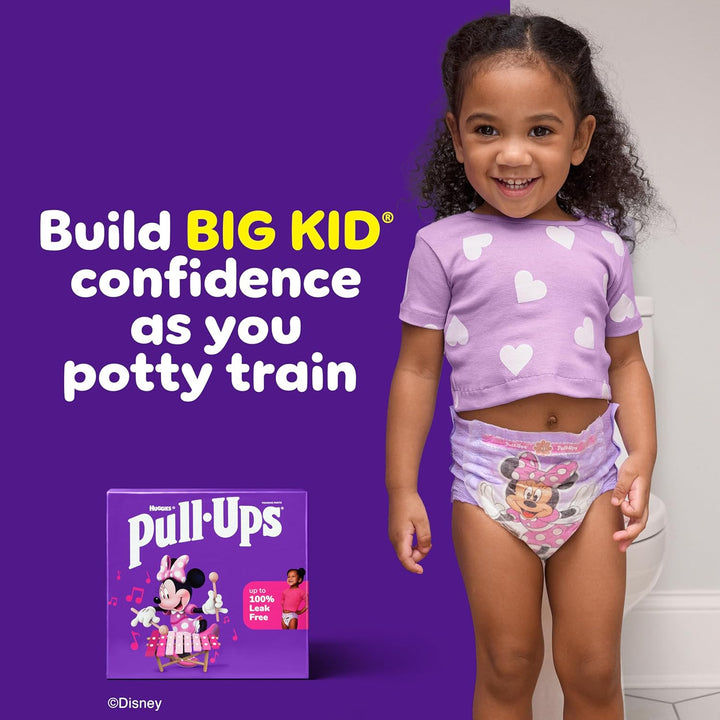 Girls' Potty Training Pants, Size 3T-4T Training Underwear (32-40 Lbs), 112 Count (4 Packs of 28)