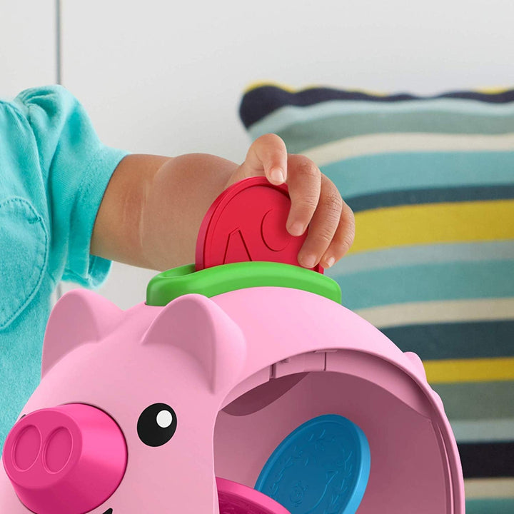 Baby Musical Toy Laugh & Learn Count & Rumble Piggy Bank with Songs & Motion for Infants & Toddlers Ages 6+ Months​