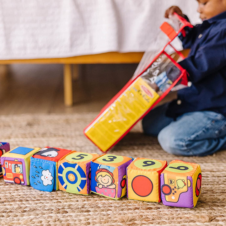 K'S Kids Match and Build Soft Blocks Set