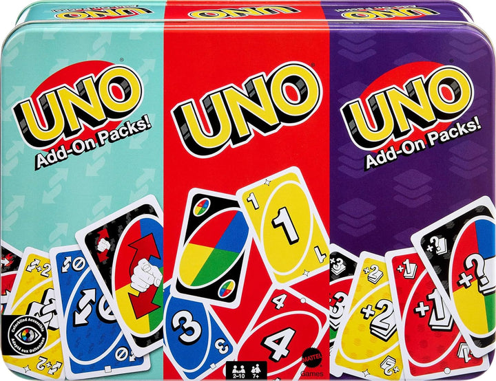 UNO Card Game in a Collectible Storage Tin for Kids, Adults, Families, Parties & Travel, 2 to 10 Players (Amazon Exclusive) (Amazon Exclusive)